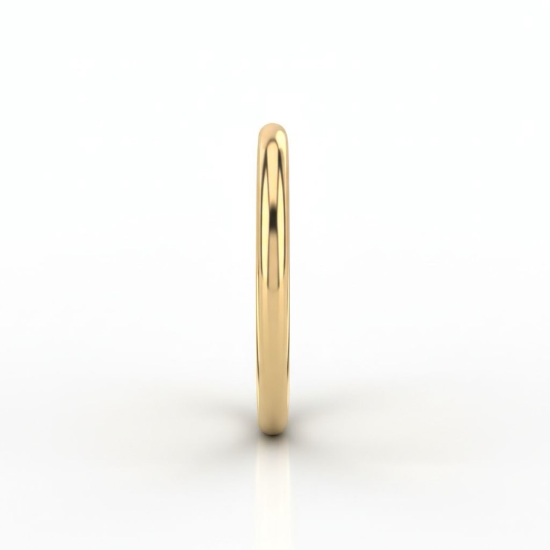 Final result: AI-generated line view showing ring band as thin line from eye level